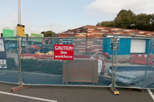 The new McDonald's restaurant at St James Retail Park