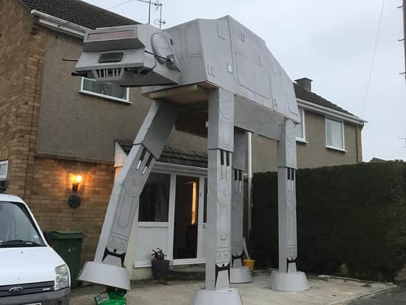 The AT-AT walker from last year will return to the Harpole Scarecrow Festival this weekend.