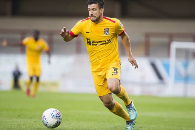David Buchanan is set to make his 150th Cobblers appearance this weekend