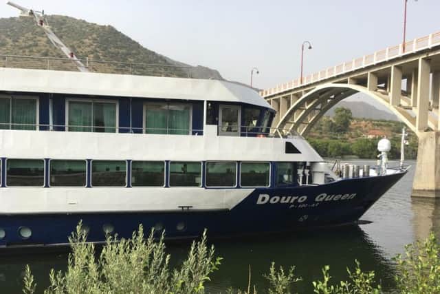 The impressive Douro Queen sets sail