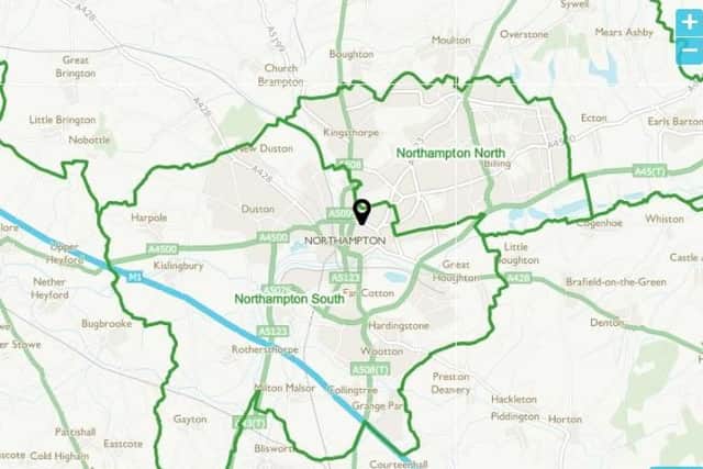 Villages in the strongly Conservative 'Northamptonshire South' constituency could be absorbed into Northampton South at future general elections