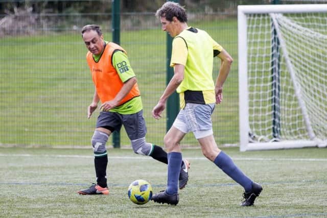 Brackley Towns weekly walking football session took place during the opening (picture: Kirsty Edmonds)