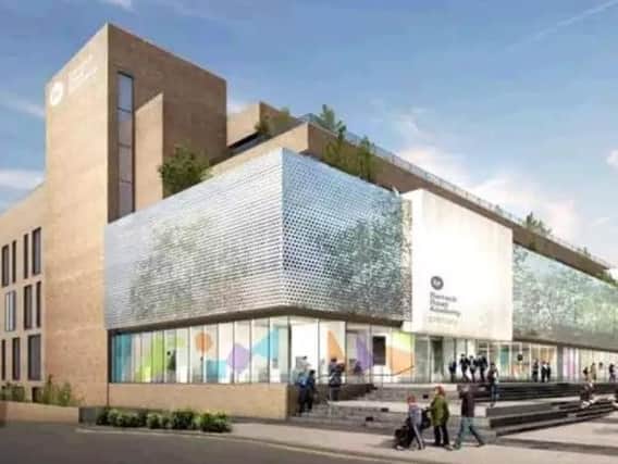 Artist impressions show what Northampton International Academy will look like upon completion.
