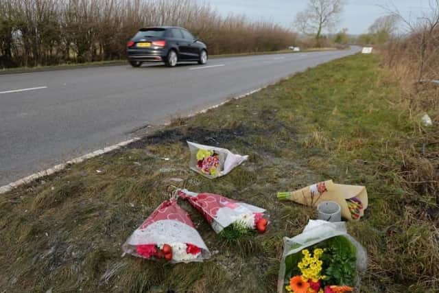 Three people were killed in the crash on the A427 outside Dingley.