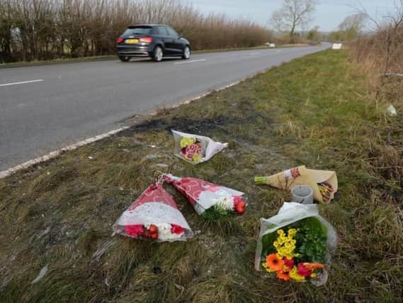 Three people were killed in the crash on the A427 outside Dingley.