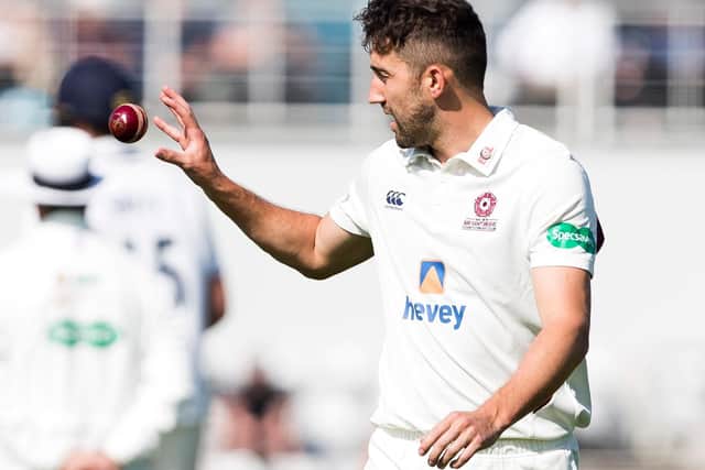 Ben Sanderson produced a brilliant final-day spell but it wasn't enough as Northants suffered a dramatic defeat (picture: Kirsty Edmonds)