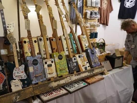 The show will feature tradespeople and craftsmen with handmade guitars.