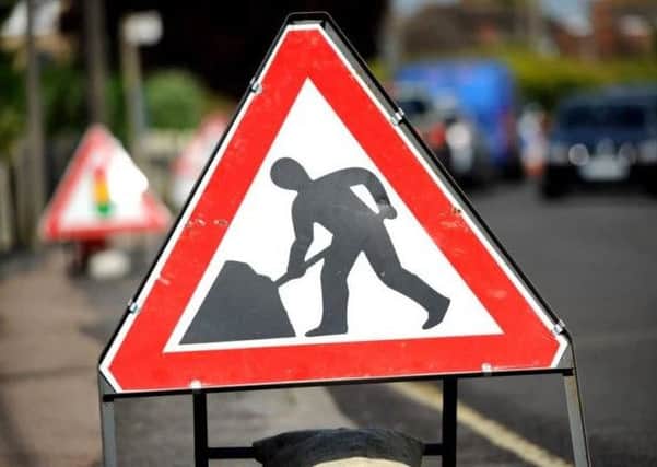The roadworks start this month