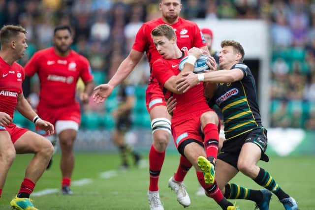 Liam Williams helped to set up the Saracens victory (picture: Kirsty Edmonds)