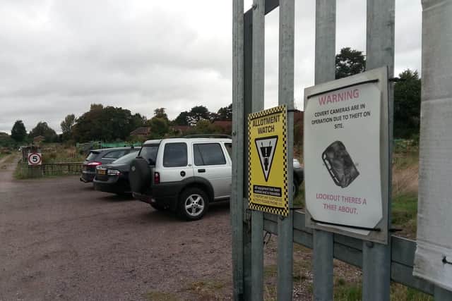 All the equipment on site has been invisibly marked