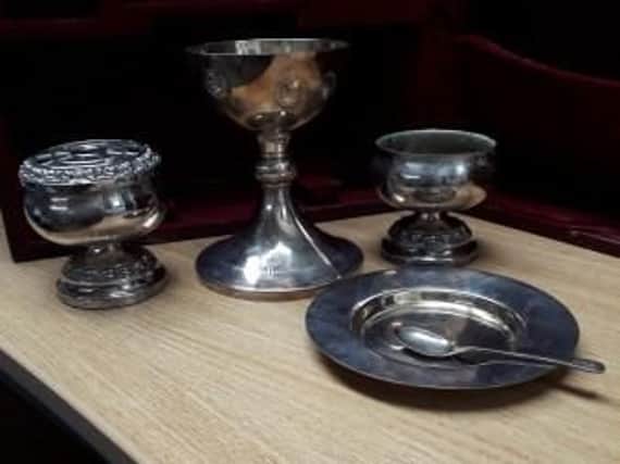 Police are trying to trace the owners of a haul of recovered silver, believed to have been stolen from a church.