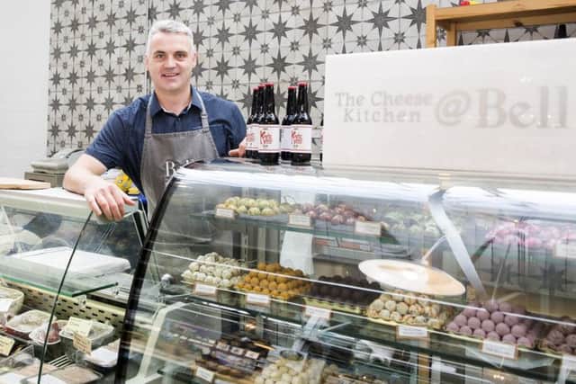 Stuart Churchman has opened The Cheese Kitchen @ Bell - selling meat, cheese and alcohol from all over Northamptonshire.