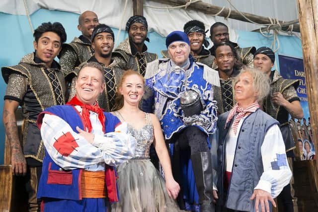 The Grumbleweeds, Flawless, Abigail Dever and Darren Day make up this year's pantomime cast.