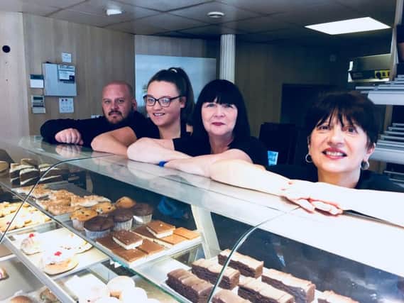 Baguettes, Bakes and Cakes opened in Mercers Row, Northampton, yesterday - in the unit previously occupied by Oliver Adams.