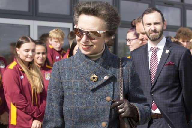HRH The Princess Royal visited the NTFC Education Centre in St Crispins today.