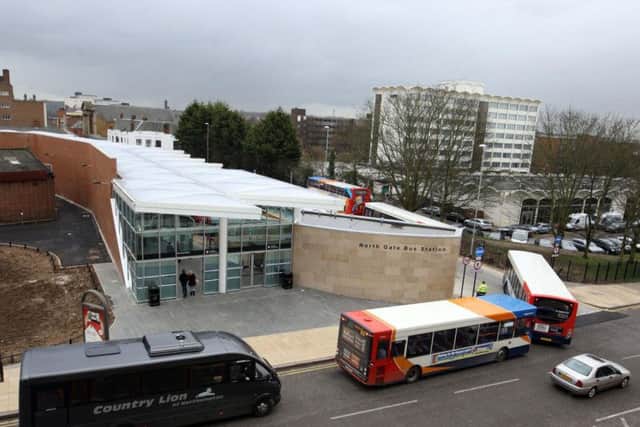 The roads around the bus station can become congested