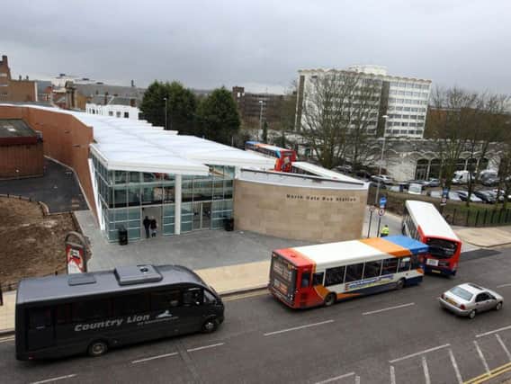 The roads around the bus station can become congested