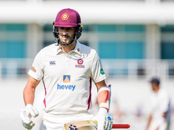 Ben Sanderson hit an important 36 for Northants on the first day against Sussex (picture: Kirsty Edmonds)