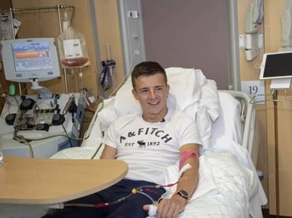 Myles Holder was the 100th person from the Hero Project to donate life-saving stem cells.