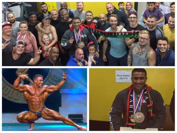 Northampton gym owner Kamal Elgargni has claimed third place at an international bodybuilding championship.