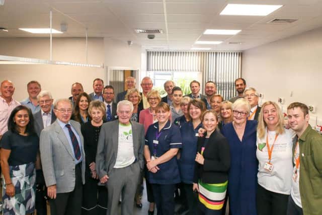 Medics and fundraisers got together to unveil the second purpose-built emergency assessment unit on the Talbot Butler ward.
