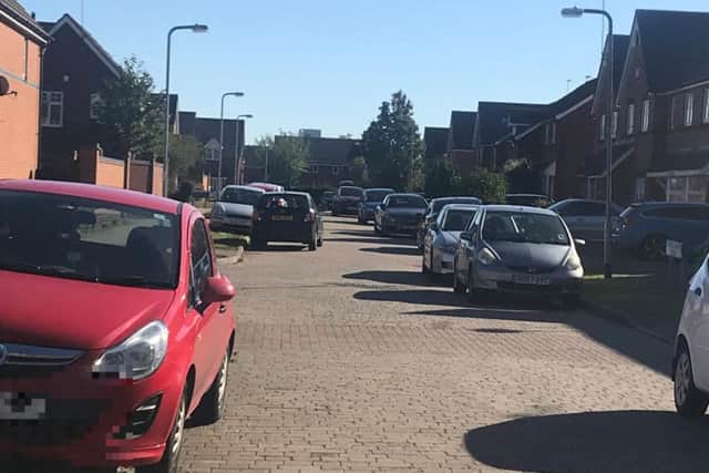 New South Bridge Road is clogged with cars on a daily basis since the opening of the new Waterside campus.