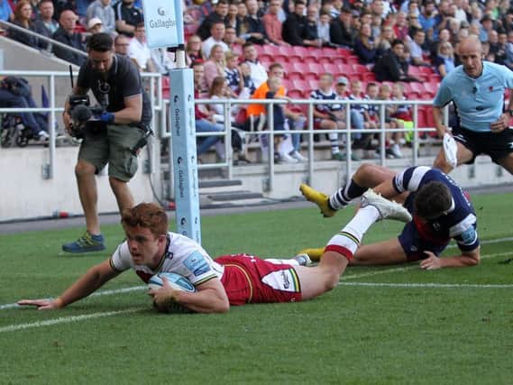 Andrew Kellaway produced a fine performance that included his first Saints try (pictures: Sharon Lucey)