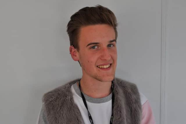 Lewis Parry, a health and social care student at the colleges Booth Lane campus, was given a round of applause after placing a stricken woman into the recovery position on his way into class.