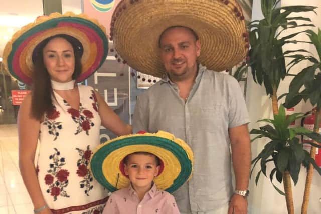 The family went on holiday to the Pegasos Royal Hotel in Antalya in September.