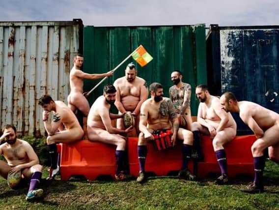 The Naked Rugby Players 2019 calender features players from Northampton Outlaws - who bravely stripped off to raise awareness of male forms of cancer.