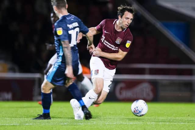 John-Joe O'Toole in action for the Cobblers against Bury (Pictures: Kirsty Edmonds)