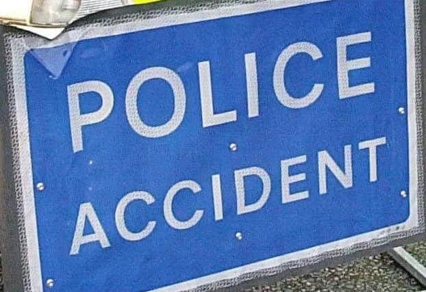 Police accident sign