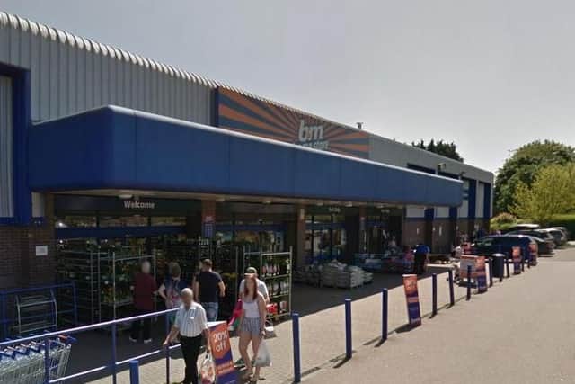 The trolleys were taken from B&M in Weston Favell this week.