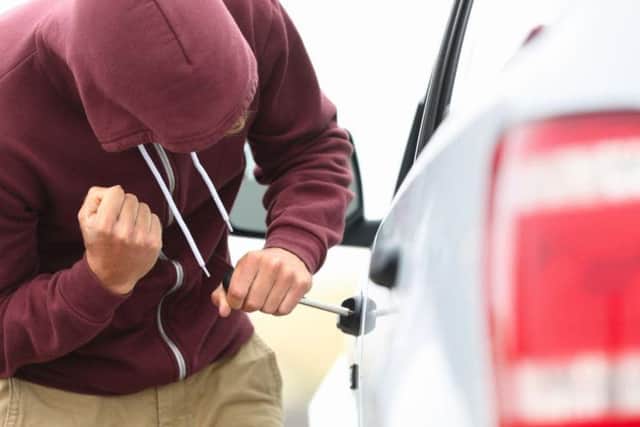Northamptonshire Police say thieves who target cars are either addicts or more organised groups on the look-out for expensive items