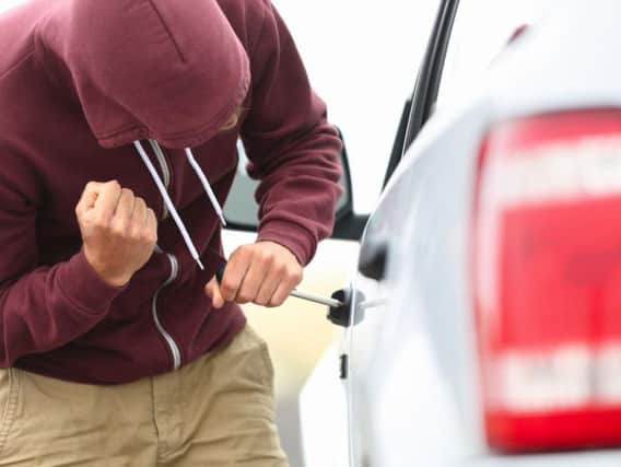 Northamptonshire Police say thieves who target cars are either addicts or more organised groups on the look-out for expensive items