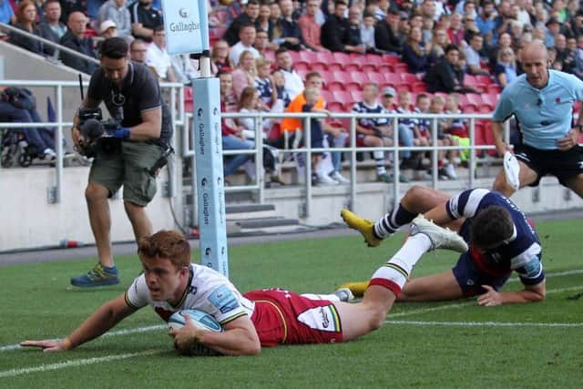 Andrew Kellaway will be at outside centre for Saints against Leicester (picture: Sharon Lucey)