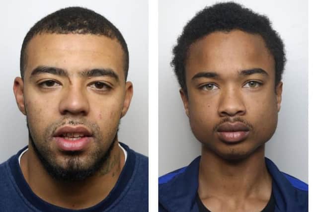 Liam Tinsdeall, left, and Sharif St John