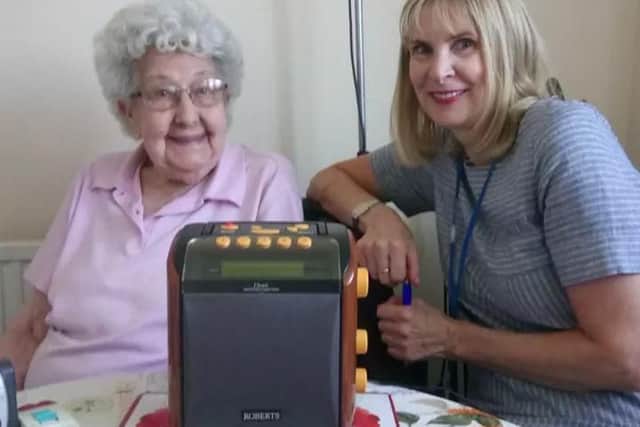 Kay (right) is one of the community support workers funded by Northamptonshire County Council's funding