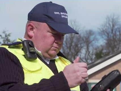 A member of Kingdom Environmental Enforcement Team