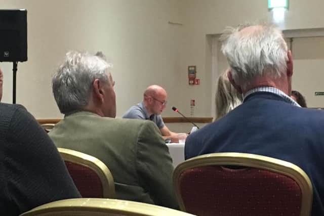 Mark Redding was speaking at a Planning Inspectorate open hearing on Wednesday