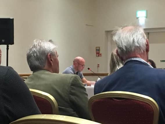 Mark Redding was speaking at a Planning Inspectorate open hearing on Wednesday