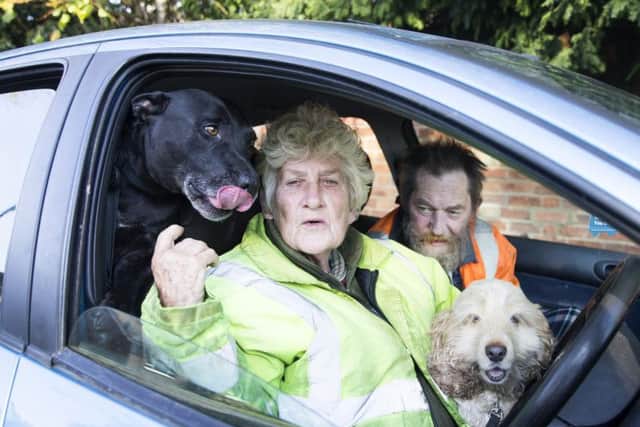 The family of four live together in the Peugeot 208 where they sleep and eat.