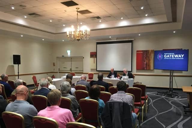 Members of the public were speaking before a two-man Planning Inspectorate panel