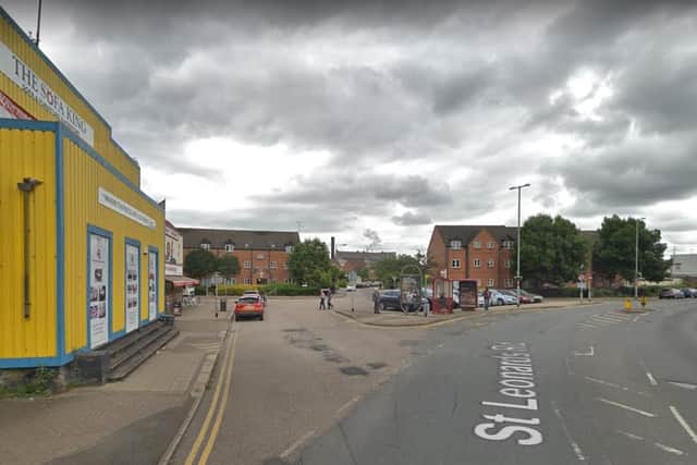 St Leonards Road was closed to the public following the incident