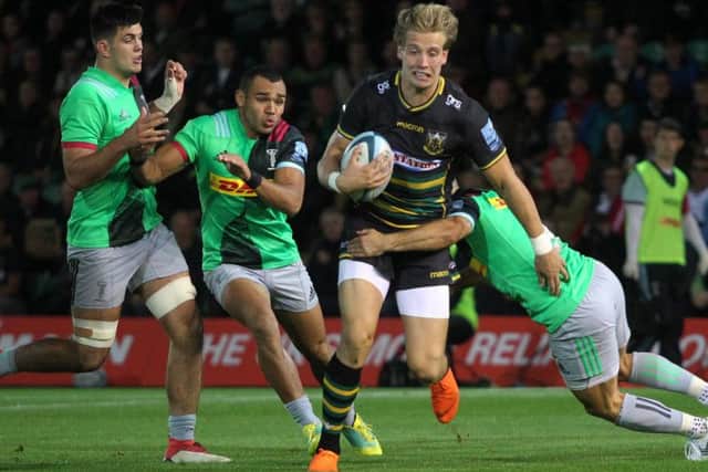 Harry Mallinder will miss Saints' trip to Rodney Parade (picture: Sharon Lucey)