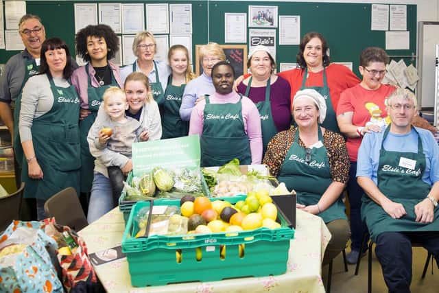 Volunteers at Elsies Cafe - part of the Real Junk Food Project - aim to abolish surplus food in Northampton and are doing so with a smile and no judgement.