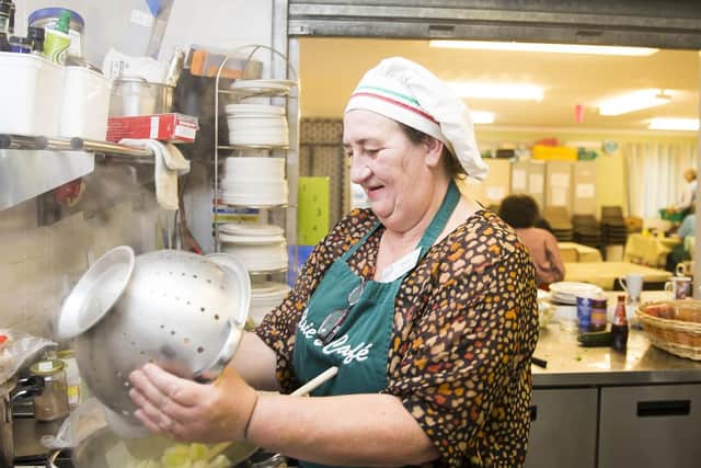 Chef Julie Sironi cooks up wholesome food for the menu at Elsie's Cafe.