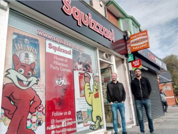 Luke Bedden and Nabil Abbas of Squizzas!, which open next month
