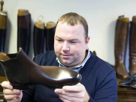 CEO Matthew Allen says Foster and Son is aiming to become a worldwide brand, with shoes produced at its new factory in Northampton.