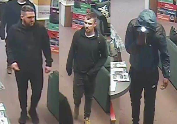 Police want to speak to these three men